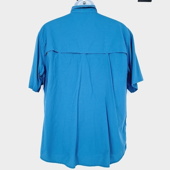 Coleman Men's Short Sleeve Adventure Stretch Button Down Vented Shirt Sz XL - Picture 4 of 8